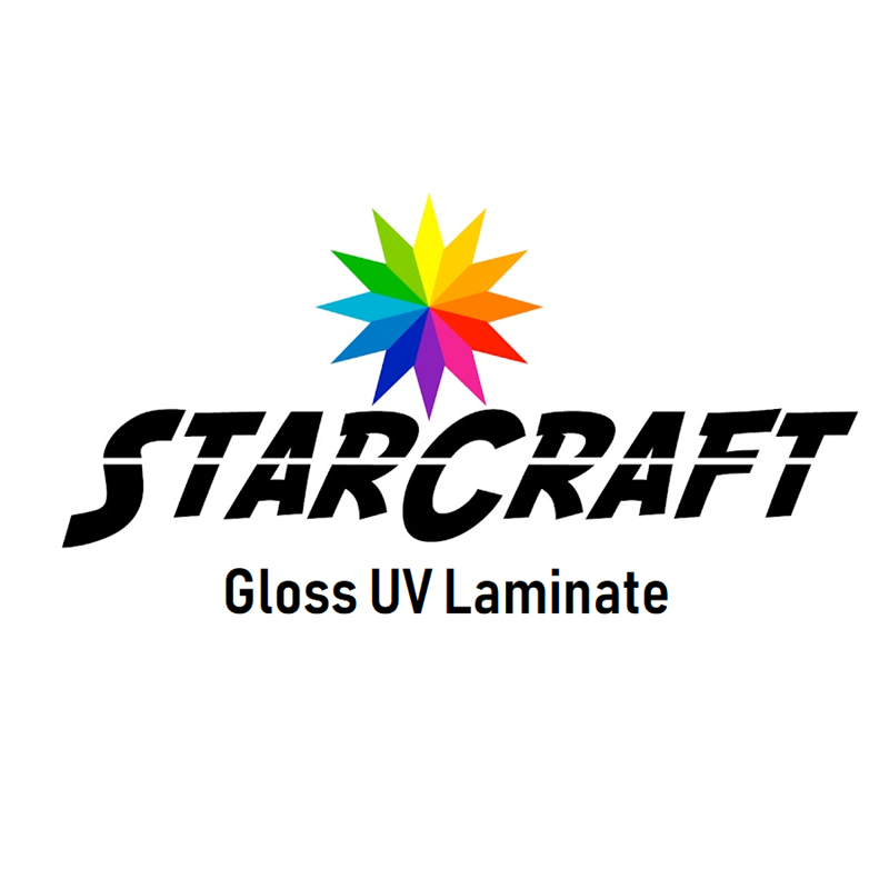 Laminado UV brillante de StarCraft para vinilo adhesivo imprimible con inyección de tinta Hoja(s) de 8,5" x 11"
