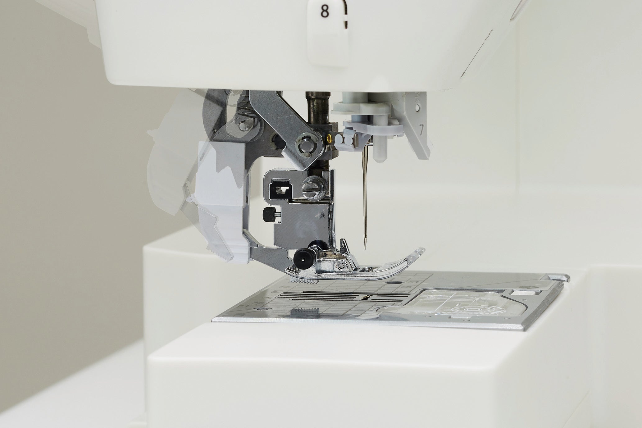 close up image of the JUKI HZL-NX7 Kirei Professional Quality Sewing and Quilting Machine needle