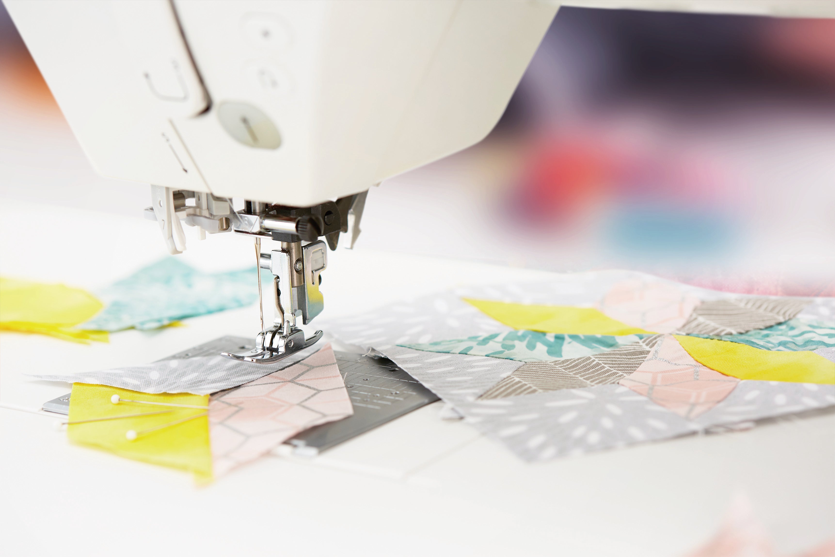 close up image of the JUKI HZL-NX7 Kirei Professional Quality Sewing and Quilting Machine needle