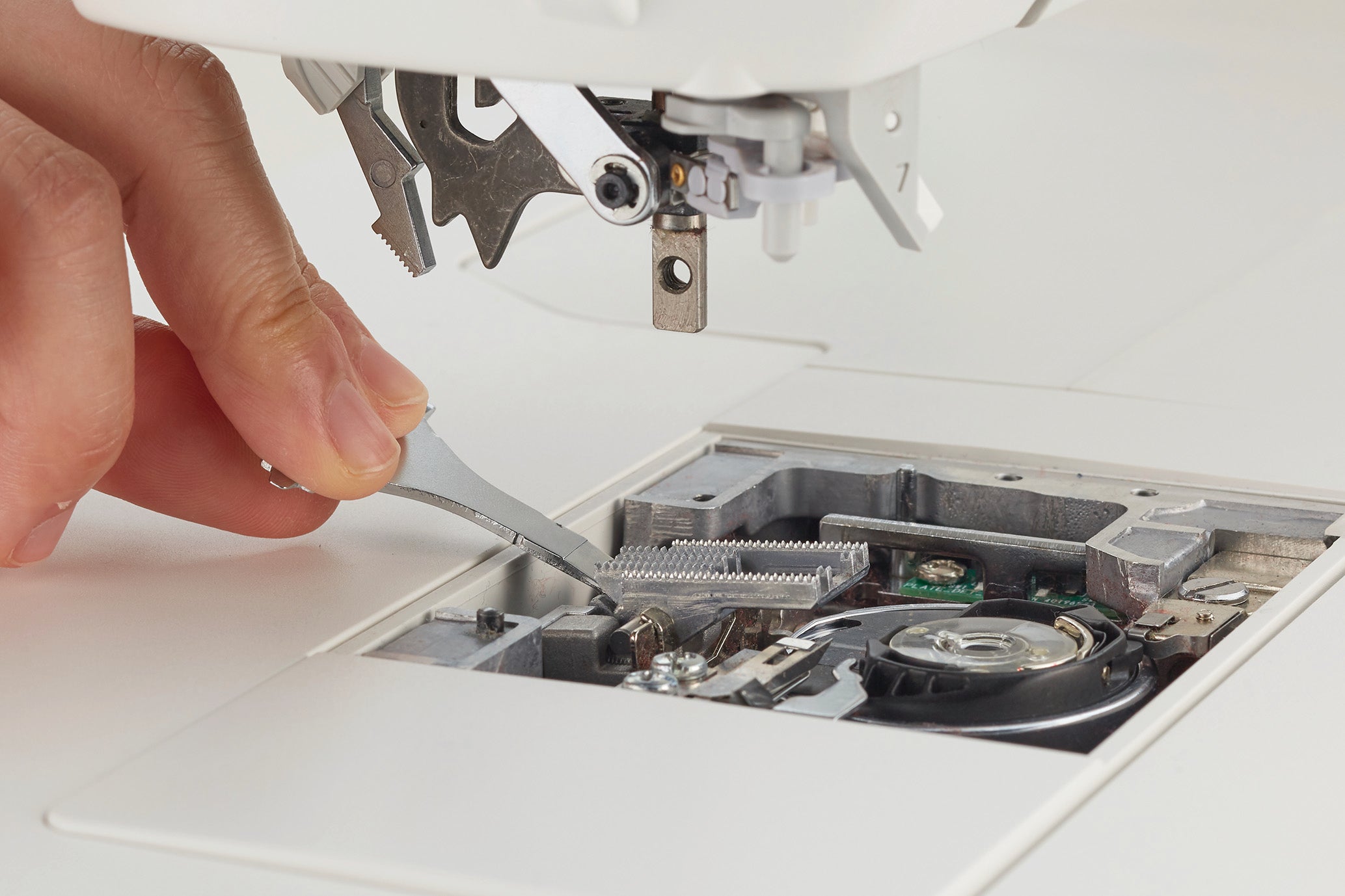 close up image of the JUKI HZL-NX7 Kirei Professional Quality Sewing and Quilting Machine