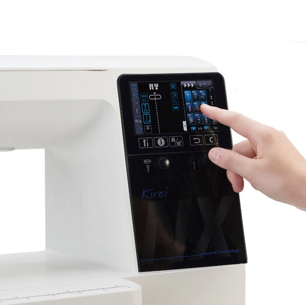 close up image of the JUKI HZL-NX7 Kirei Professional Quality Sewing and Quilting Machine screen