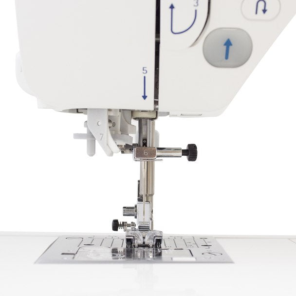JUKI HZL-DX7 Sewing and Quilting Machine close up view of needle