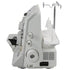 JUKI MO-655 2/3/4 Thread Overlock Serger Sewing Machine view of the side of the machine 