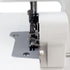 JUKI MO-623 2/3 Thread Overlock Serger Sewing Machine close up view of needle