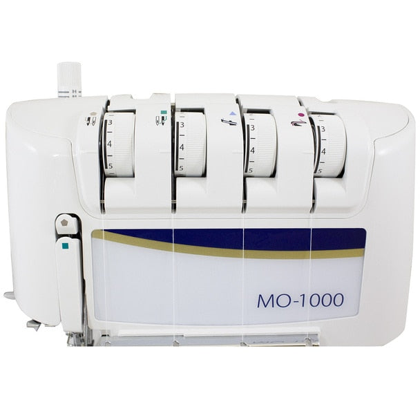 JUKI MO-1000 2/3/4 Air Threading Overlock Serger Sewing Machine view of needle adjusters