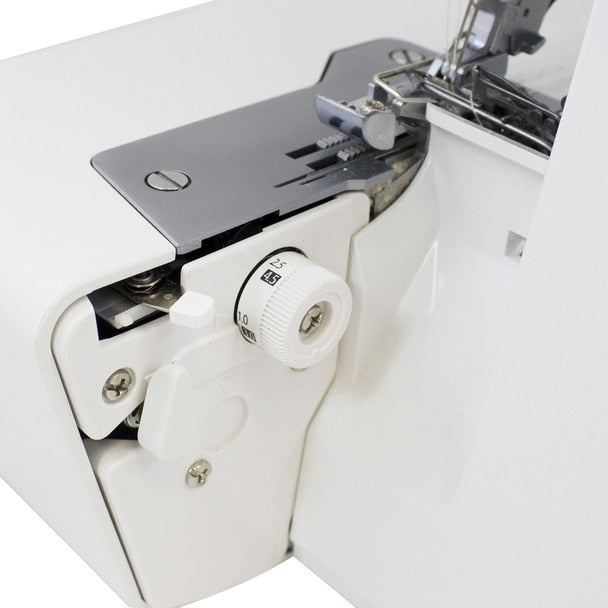 JUKI MO-1000 2/3/4 Air Threading Overlock Serger Sewing Machine view of adjustable needle wheel