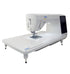 image of the JUKI HZL-NX7 Kirei Professional Quality Sewing and Quilting Machine with wide table attached