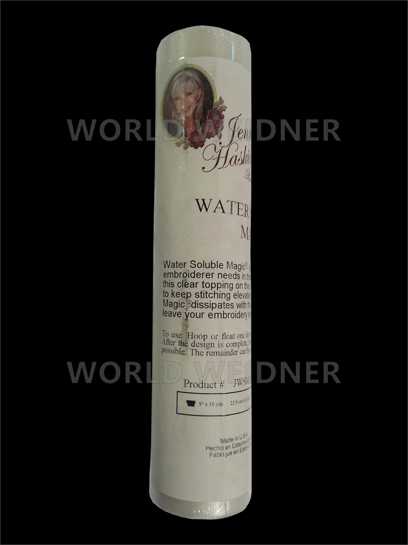 Janome Jenny Haskins Water Soluble Magic Topping Stabilizer (9"x10yds)