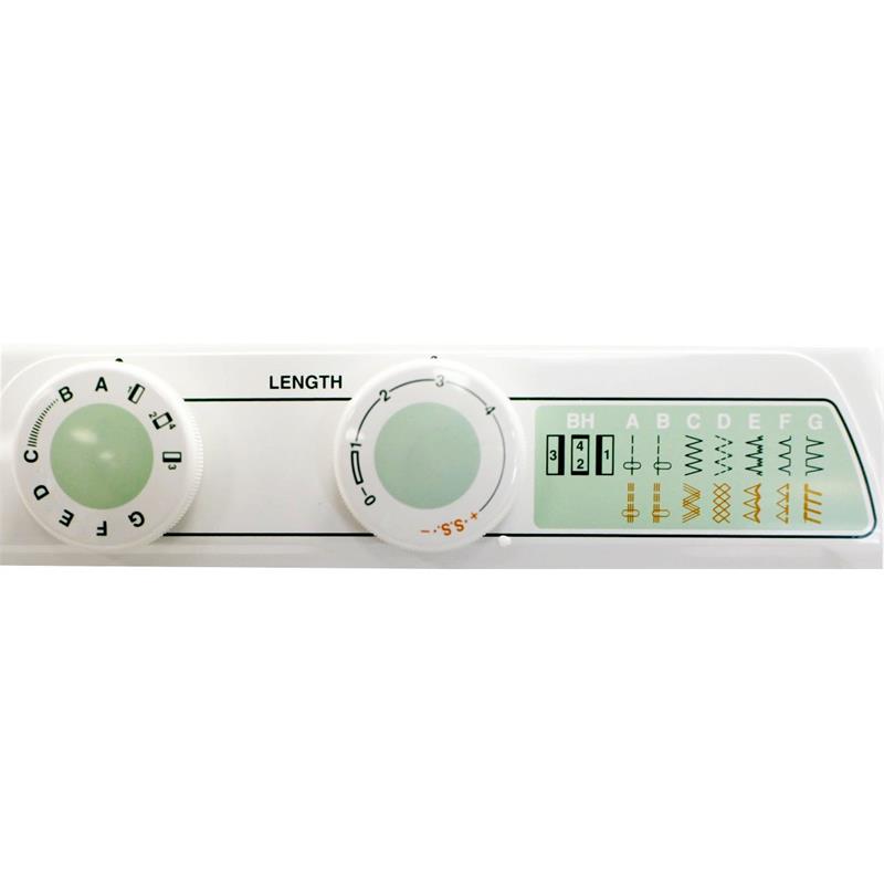 Janome 2212 Sewing Machine Stitch Selection