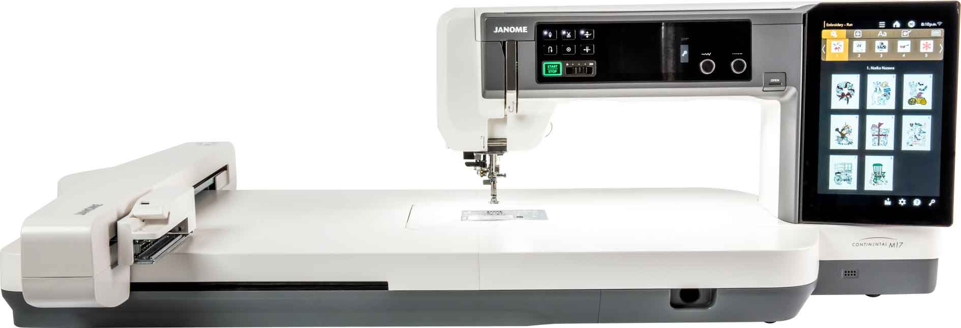 Janome Continental M17 Sewing and Embroidery Machine