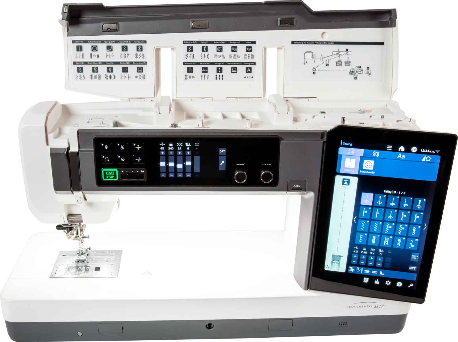 Janome Continental M17 Sewing and Embroidery Machine