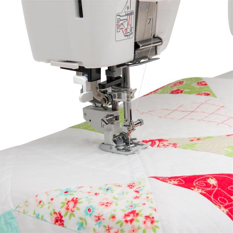 close up image of the Janome Continental M7 QCS Sewing and Quilting Machine needle for Sale at World Weidner
