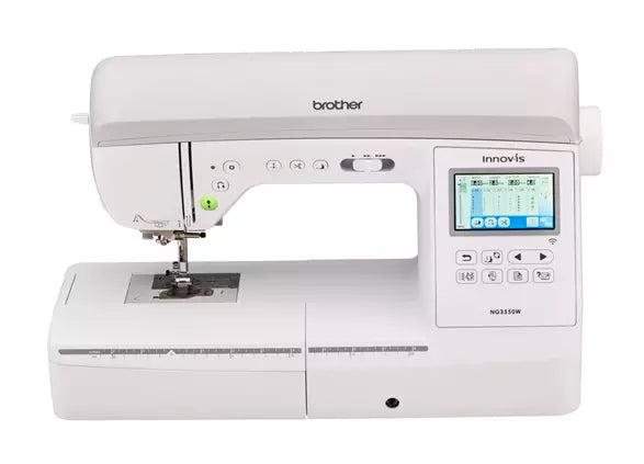 front facing image of the Brother NQ3550W Sewing and Embroidery Machine 10x6