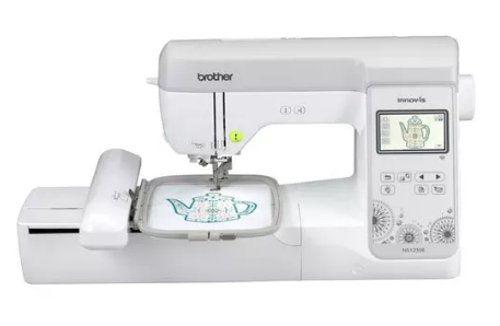 front facing image of the Brother Innov-is NS1250E seven by five Embroidery Machine