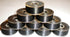 24 bobinas preenrolladas de plástico para bordar, tamaño L. Similar a NEB/ SA155 Negro