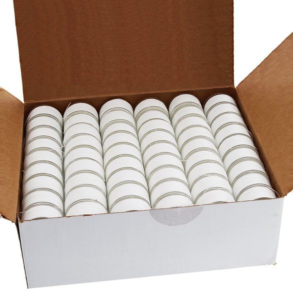 Janome PREW108 Box of 108 White Bobbins