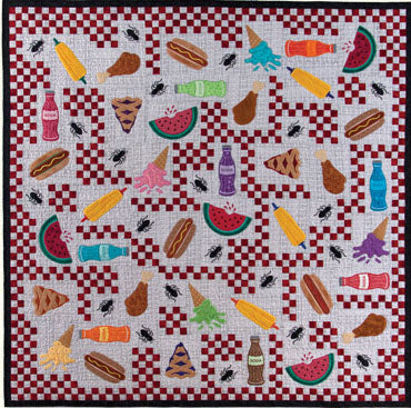 Janome Lunch Box Quilts Picnic Time Embroidery Designs CD