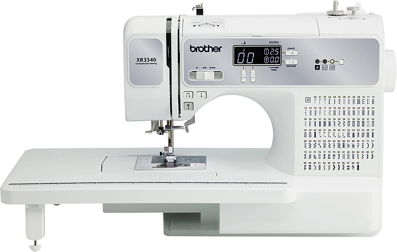 front facing image of the Brother RXR3340 Sewing and Quilting Machine 