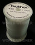 Brother SAEBT White Embroidery Bobbin Thread