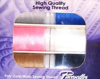 Brother SASC706 Marcapasos Poly Core/Poly Wrap Thread 6 Pack