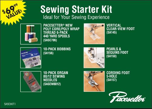 Brother SASCKIT1 Sewing Starter Kit for Sale at World Weidner