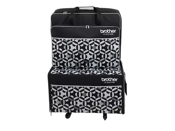 Brother SASEBXJ 2 Pc Rolling Luggage Bag Set for Stellaire XJ1 and XE1 Machines