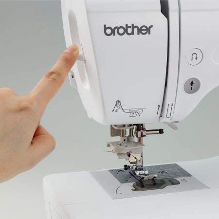 image of the sBrother RSE625 Sewing and Embroidery Machine needle and feet