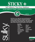 Sulky Sticky - Estabilizador autoadhesivo desprendible - Perno de 22 1/2" x 25 yardas