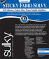 Sulky® Sticky Fabri-Solvy Estabilizador de bordado soluble en agua autoadhesivo - Rollo de 8" x 6 yardas