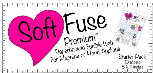 Shades Textiles Soft Fuse Premium Fusible Web para apliques de hojas de 8"x9"