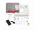 image of the Janome Jem Gold 660 Sewing and Quilting Machine with included accessories