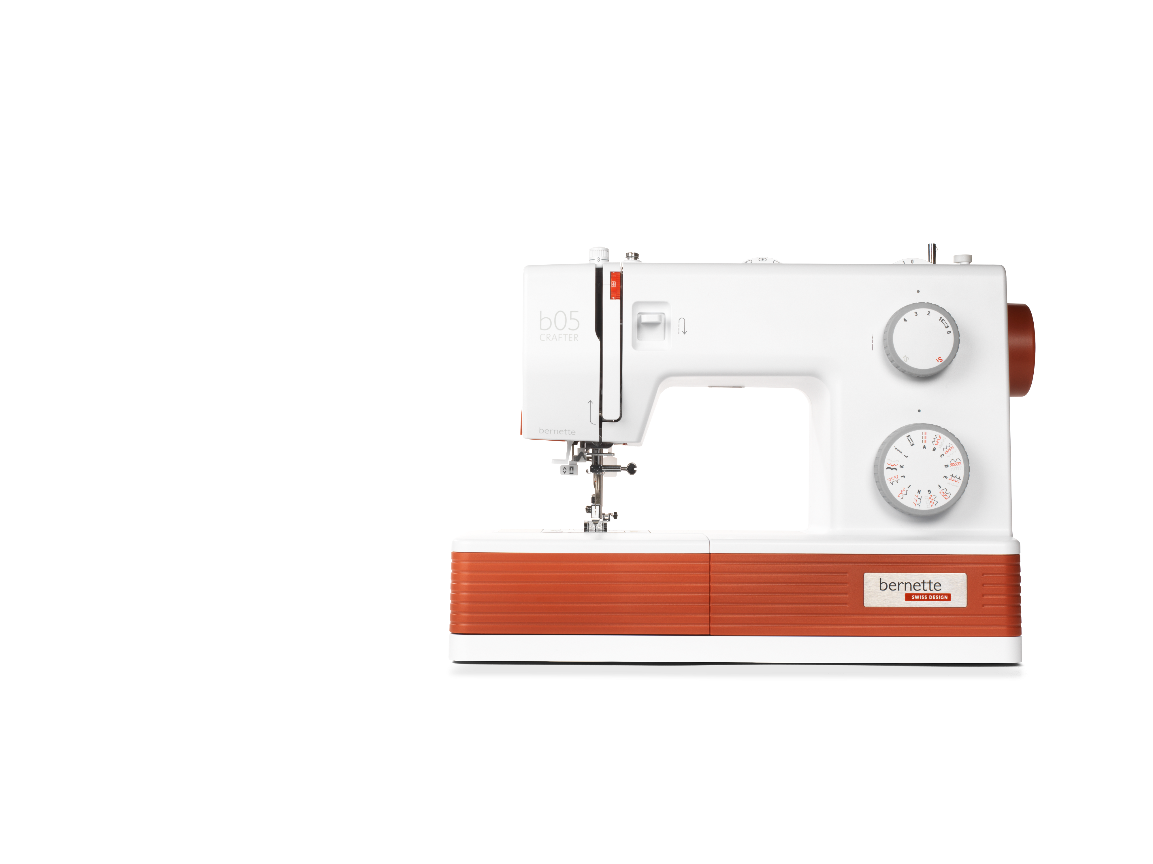 front facing image of the Bernette b05 Crafter Sewing Machine