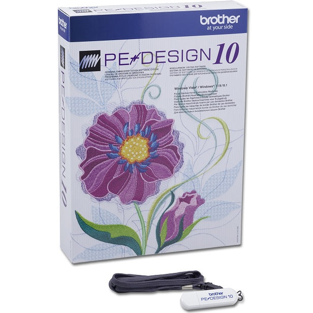 Brother PEDESIGN10 PE-Design Full Version 10 Digitizing Software