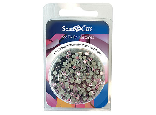Brother ScanNCut CARS10P Replacement Rhinestones Refill Pack 10SS (2.8 mm - 2.9 mm)  Pink