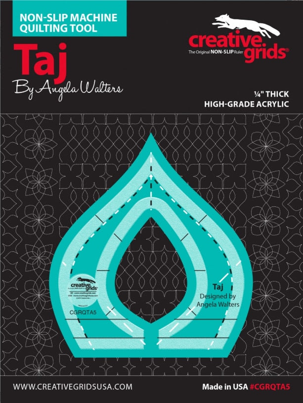Creative Grids Machine Quilting Ruler Tool Taj