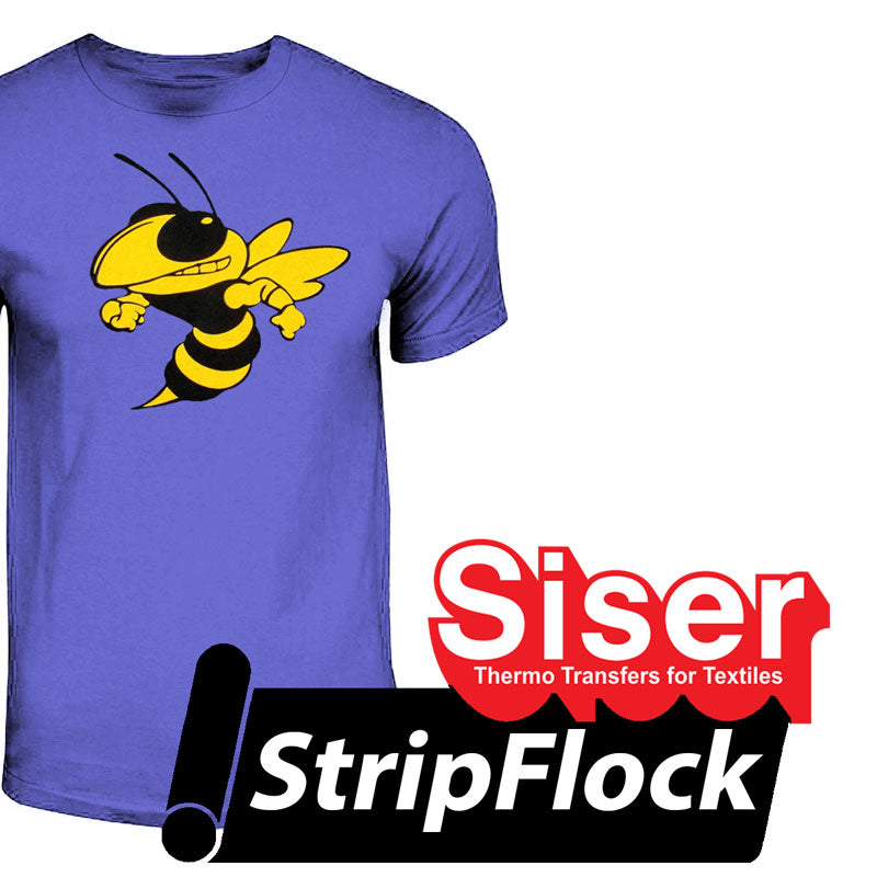 Siser StripFlock® Vinilo de transferencia de calor Hoja(s) de 12" por 12"