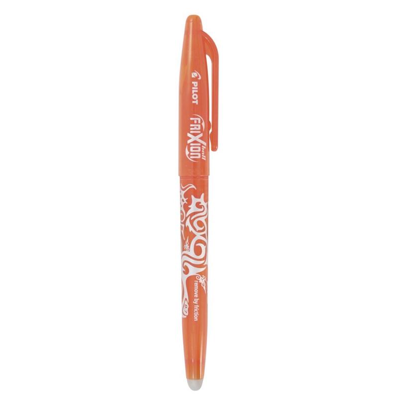 Pilot FriXion FX7-ORG-BC Orange Fine Point Erasable Gel Pen