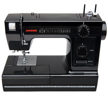 top angled image of the Janome HD1000BE Sewing Machine