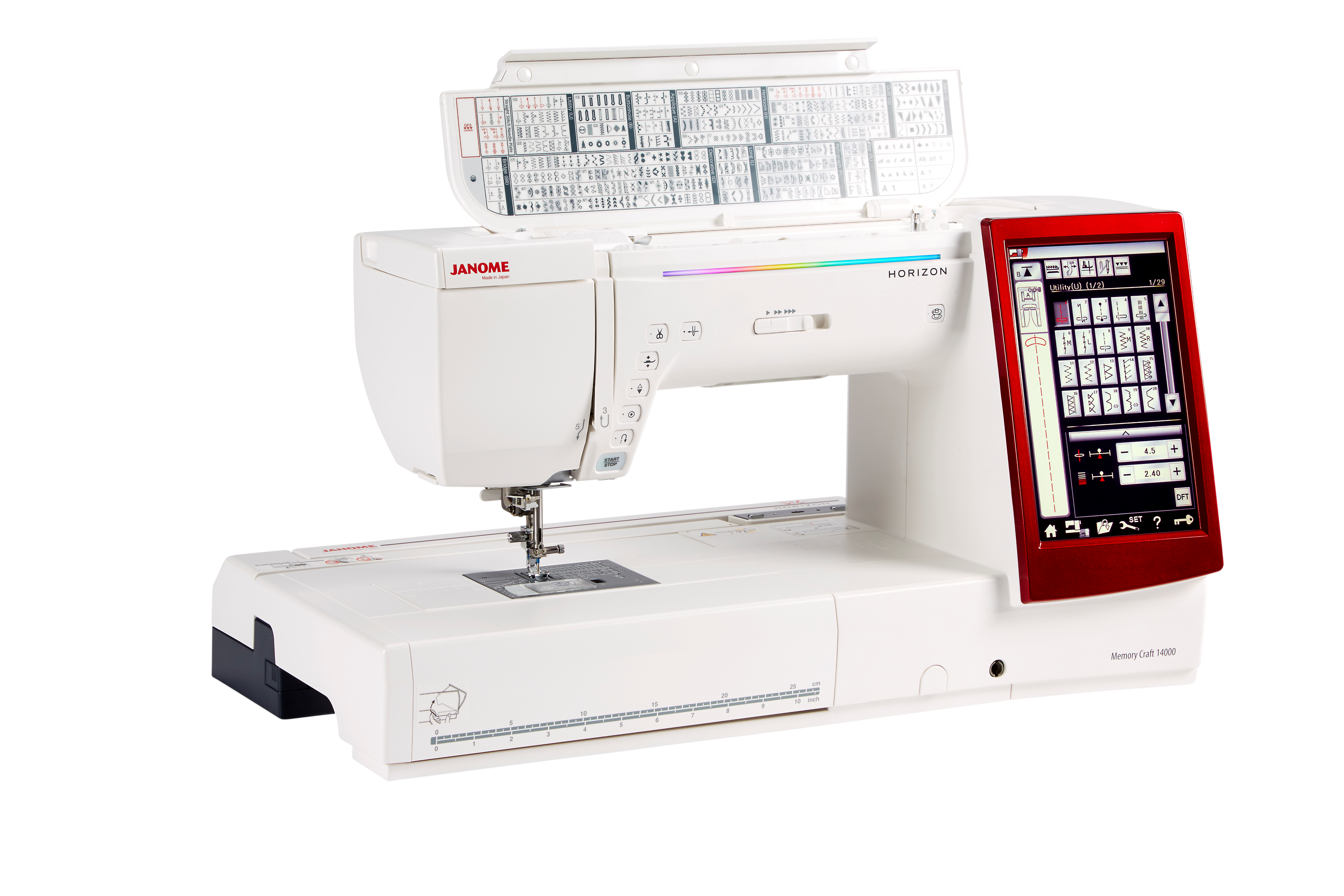 Janome Memory Craft 14000 Sewing Quilting and Embroidery Machine for Sale at World Weidner