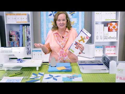How to make the GO! Propeller Planes Quilt with Pam youtube video