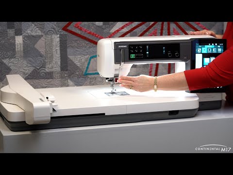 Janome Continental M17 – Feature Highlights of the Next Generation Combo Machine youtube video