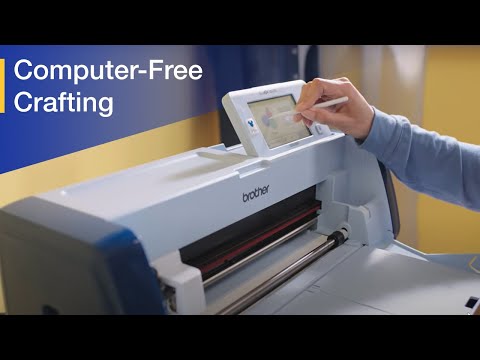 ScanNCut SDX330D: No Computer Cutting Machine Featuring Autoblade Technology youtube video