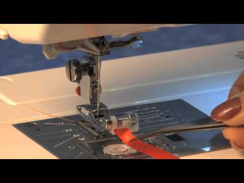ribbon/sequin foot attaching ribbon youtube video
