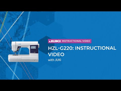 JUKI HZL-G220 Instructional Video