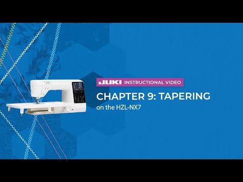 Kirei HZL-NX7 chapter 9 tapering youtube video