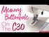 how to do a memory buttonhole on the c30 youtube video