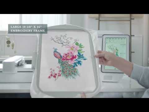 luminaire xp3 stitchvision for embroidery and built in embroidery designs youtube video