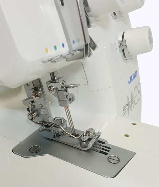 JUKI MCS-1500 Cover Stitch and Chain Stitch Sewing Machine close up view of needle