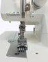 JUKI MCS-1500 Cover Stitch and Chain Stitch Sewing Machine close up view of needle
