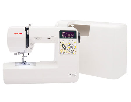 image of the Janome JW8100 Sewing and Quilting Machine with case